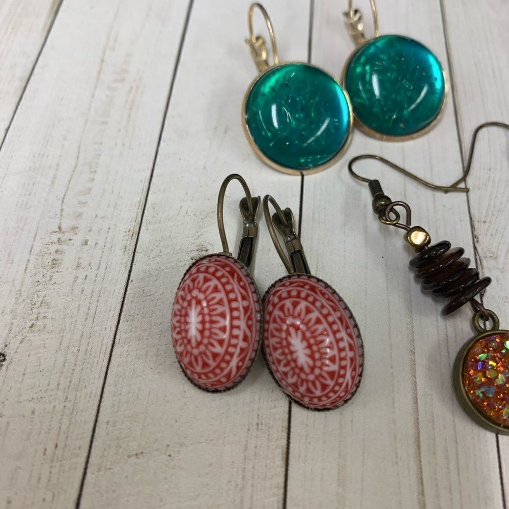 Dangle Earrings Bundle Lot - Picture 2 of 4